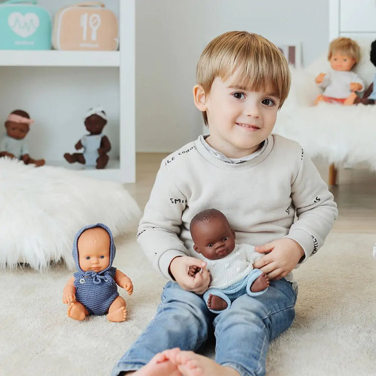 Knitted Doll Outfit 21cm - Sweater&Trousers