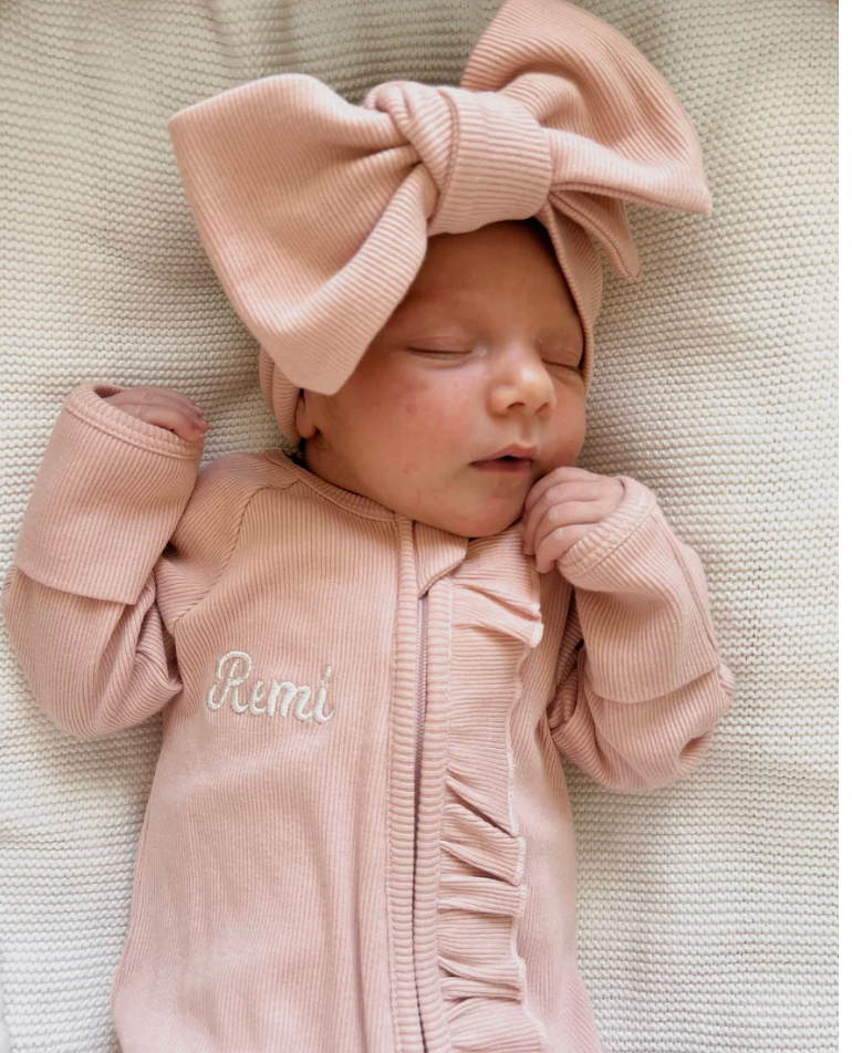 Dusty Pink Cotton Growsuit