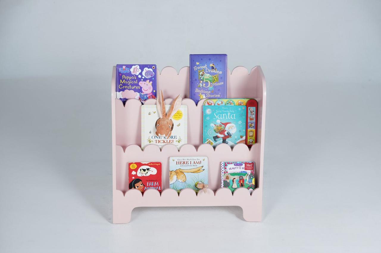 Pink Scallop Book Stand