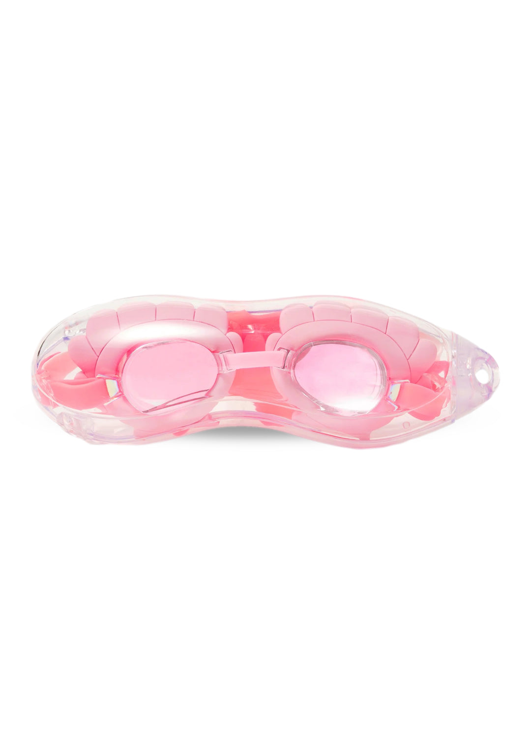 Melody The Mermaid Mini Swim Goggles - Neon Strawberry
