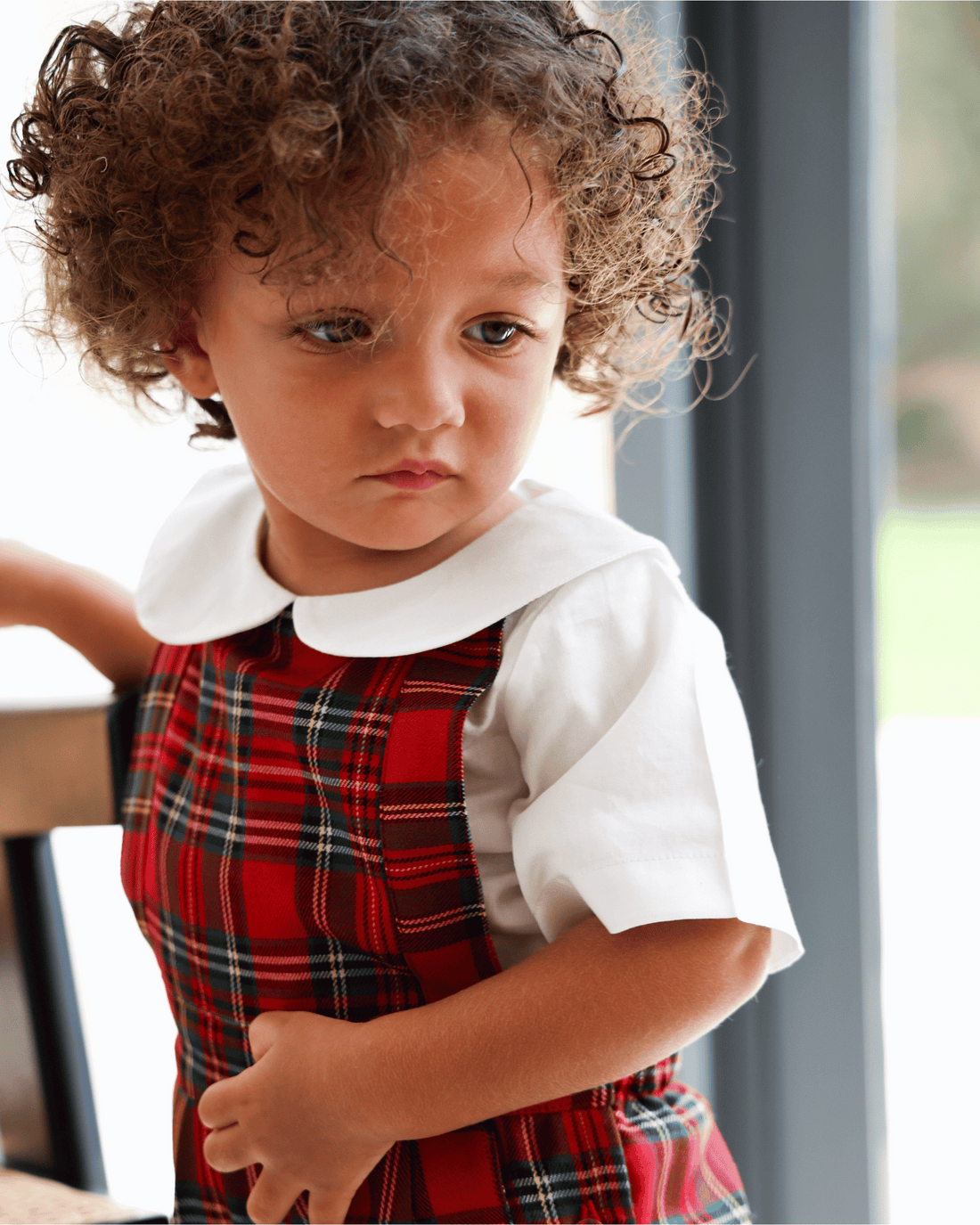 Tartan Dungaree Shorts