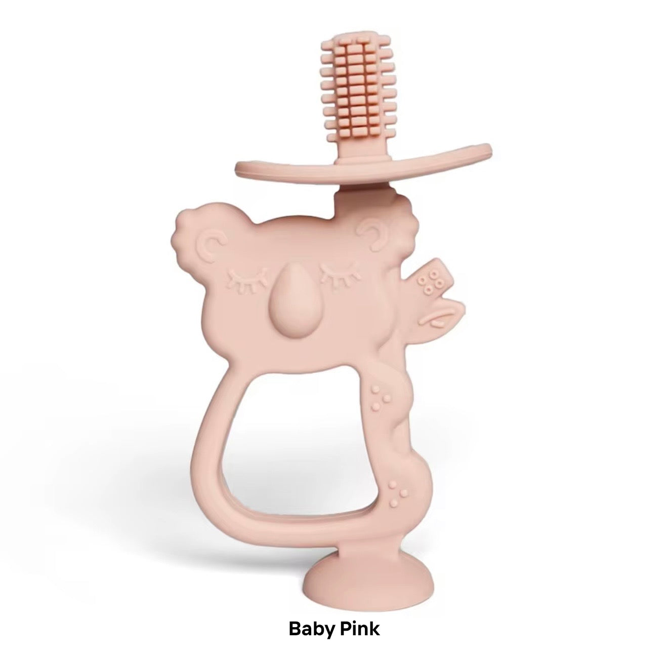 Soft silicone koala training toothbrush and teether for babies aged 6 months and above