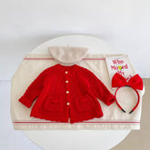KNITTED LONG SLEEVE OUTWEAR-with beret - Maxims Baby Store