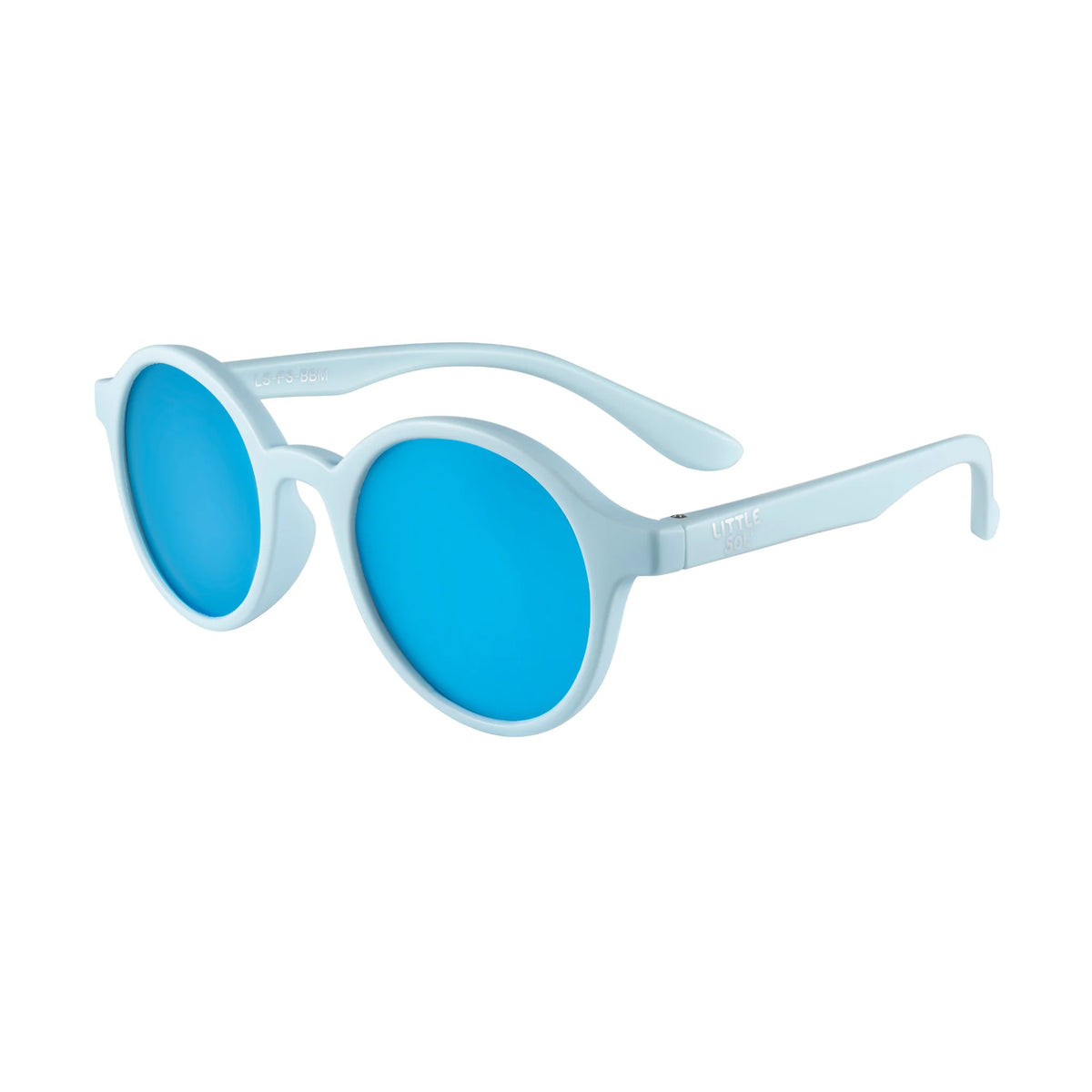 Little Sol+ Cleo - Baby Blue Mirrored Kids Sunglasses