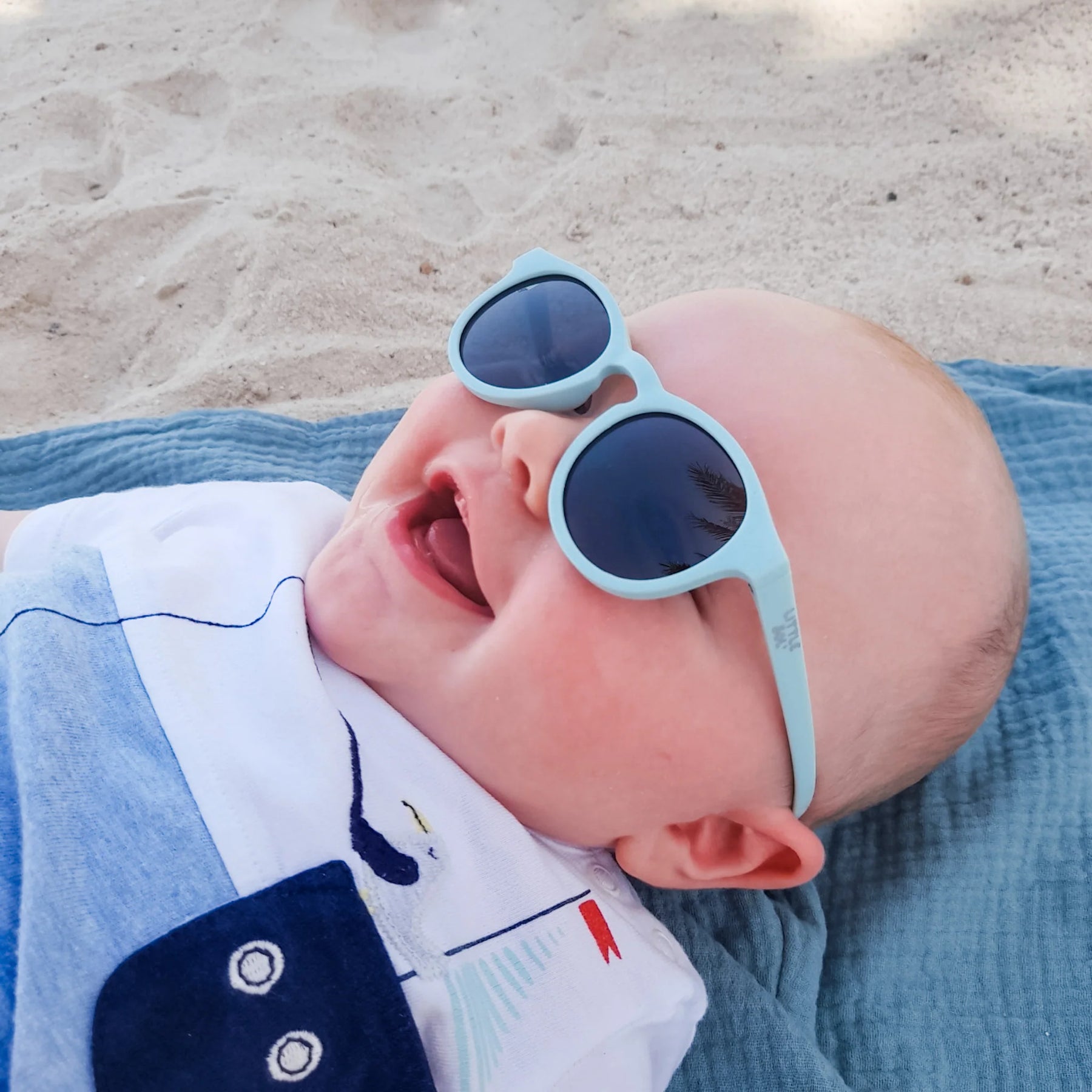 Little Sol+ James - Blue Mist Baby Sunglasses