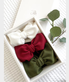 JALLY BOWTIQUE-LARGE BOWS/KNOTS-(3set) - Maxims Baby Store