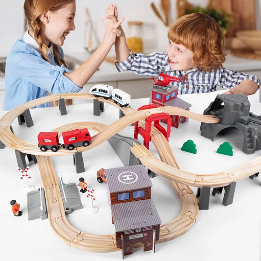 Wooden Kids Train