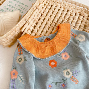 KNITTED FLORAL SET - Maxims Baby Store