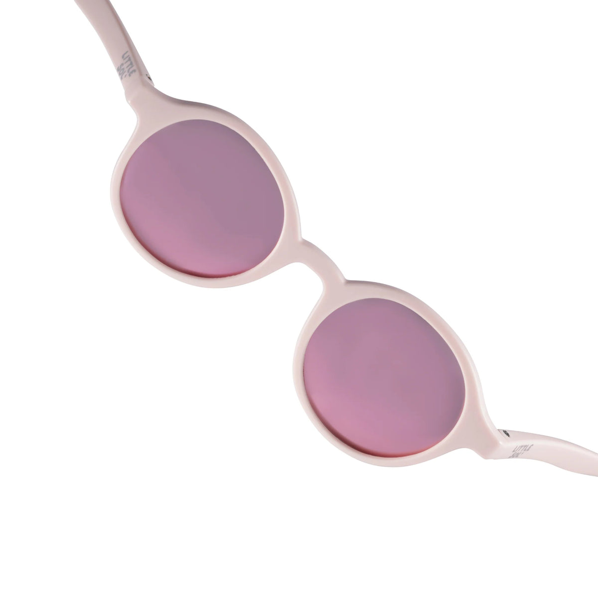 Little Sol+ Cleo - Baby Pink Mirrored Kids Sunglasses