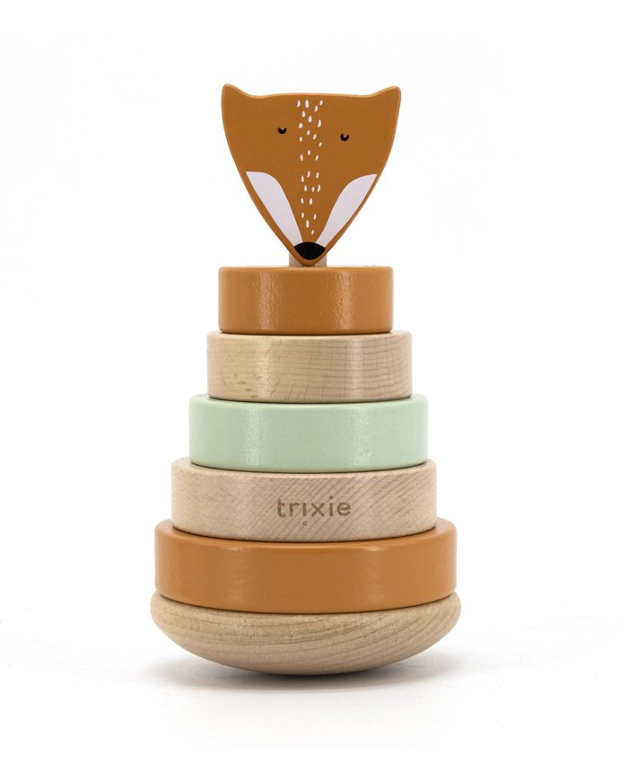 Trixie:Wooden Stacking Toy-Mr Fox