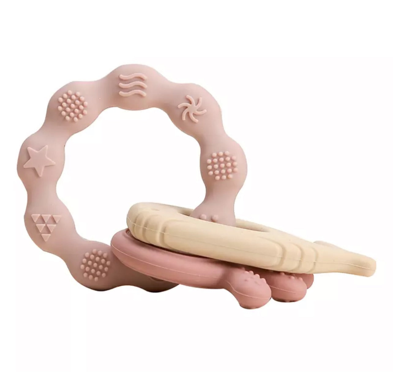 Animal Silicon/Wood Teether - Maxims Baby Store