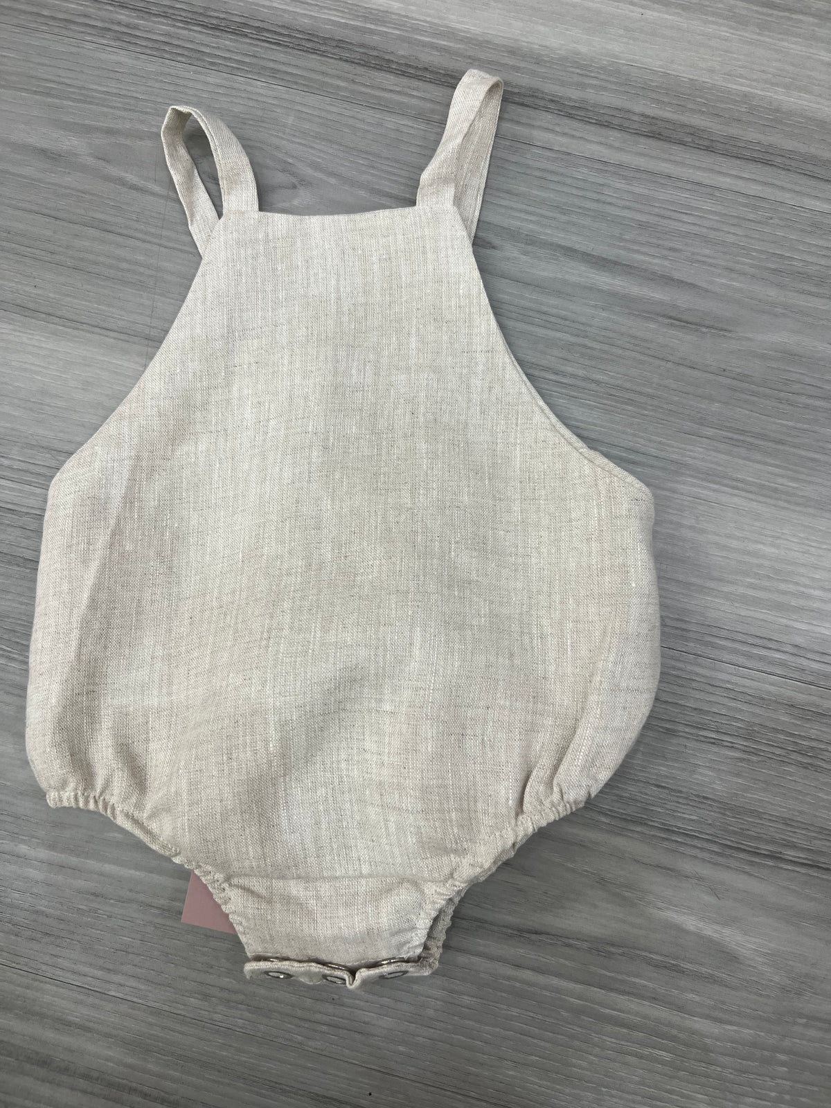 Organic linen Romper