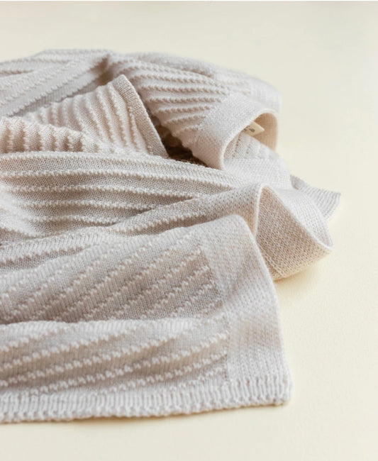 Arya Merinowool Blanket-Beige