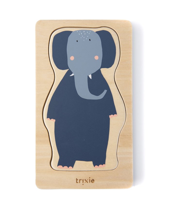 Trixie: Wooden 4layer Animal Puzzle