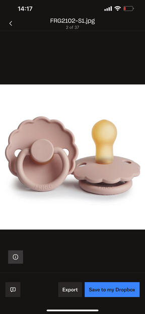Frigg Latex Baby Pacifiers