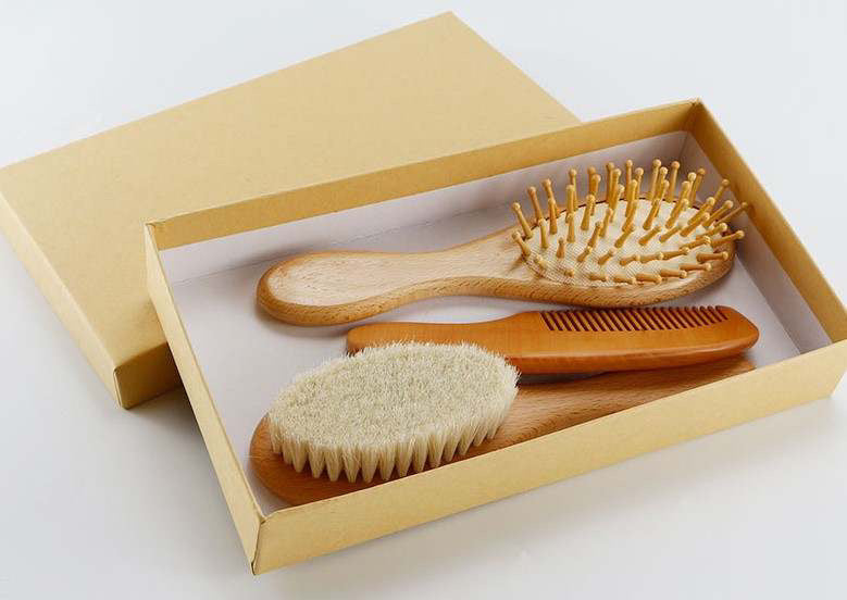 Natural first hair brush set - Maxims Baby Store