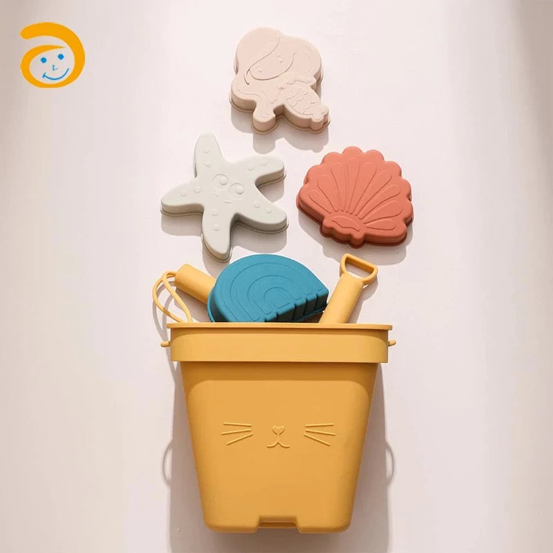 Cat silicone beach play set