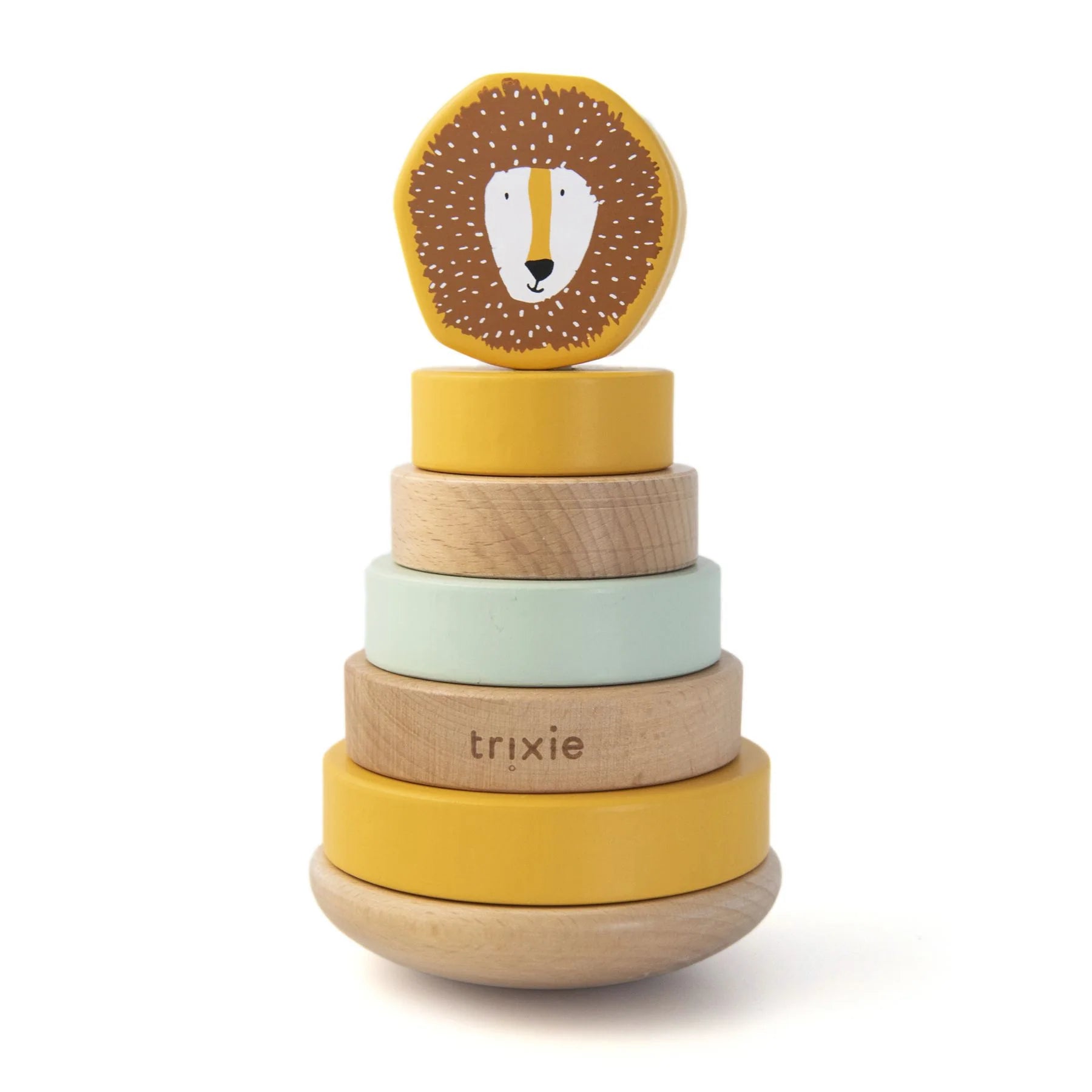 Trixie:Wooden Stacking Toy-Mr Lion