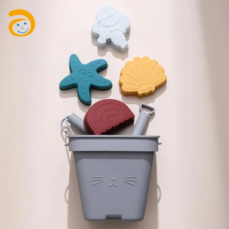 Cat silicone beach play set