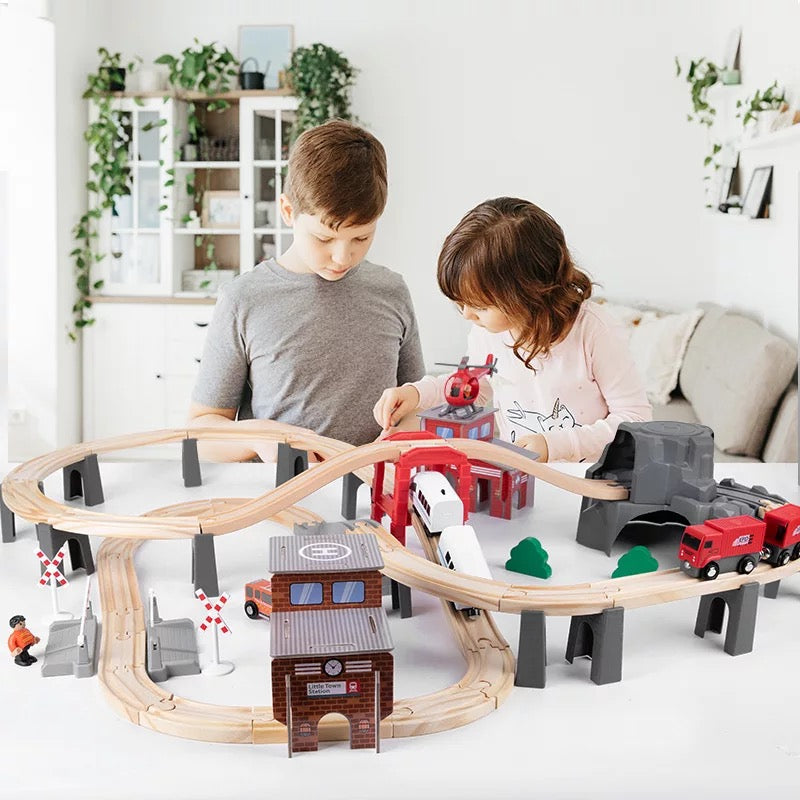 Wooden Kids Train