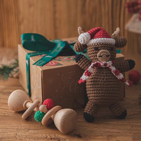 Christmas chrochet baby teether/Gift