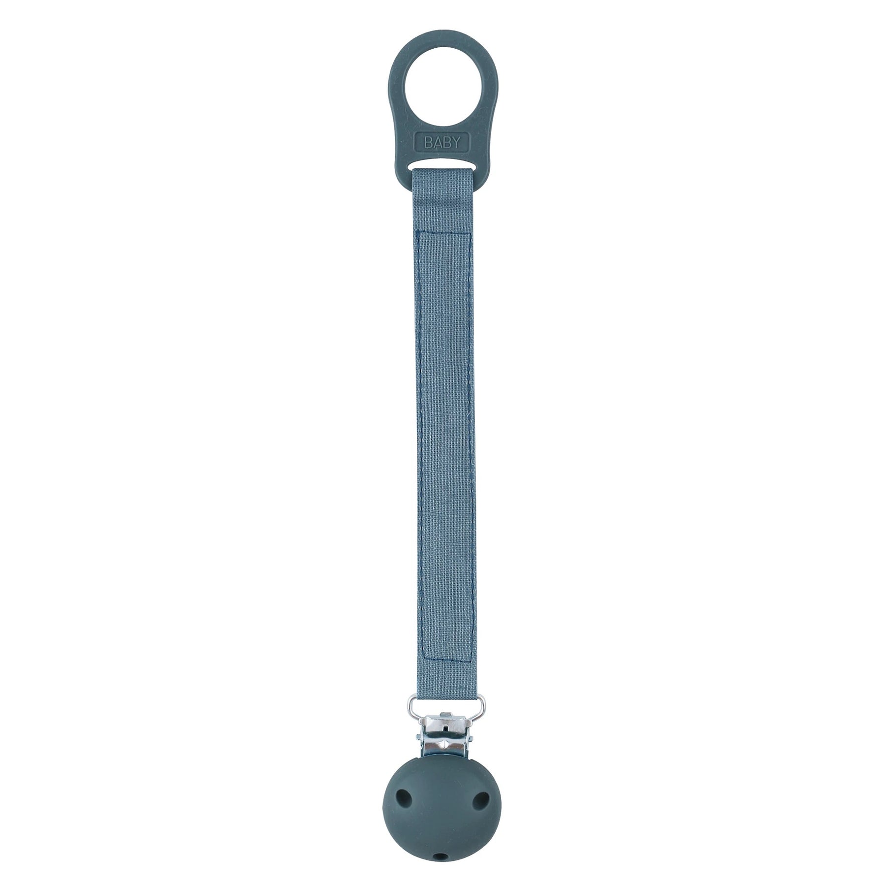 Linen pacifier clip