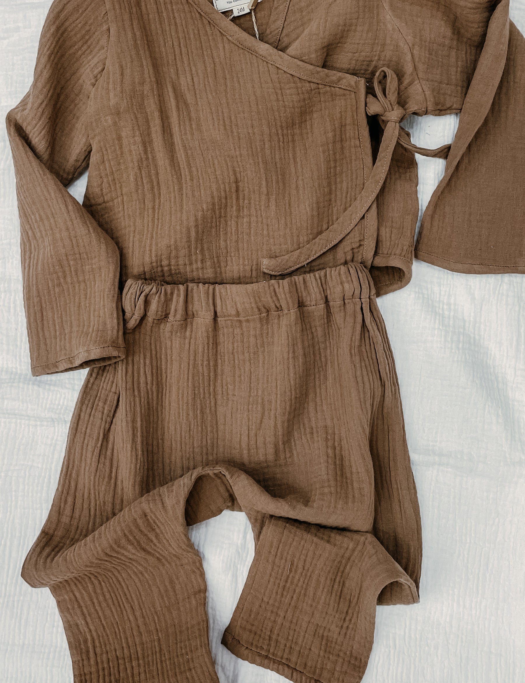 CARLON UNISEX MUSLIN MIX -3 STYLES-BROWN - Maxims Baby Store