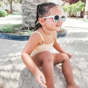 Little Sol+ Sydney - Coconut Milk Kids Sunglasses