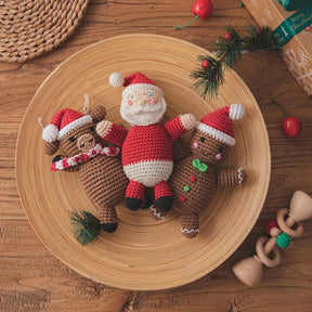 Christmas chrochet baby teether/Gift