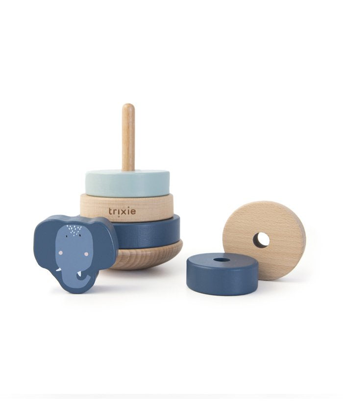 Trixie-Wooden Stacking Toy-Mrs Elephant