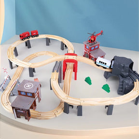 Wooden Kids Train