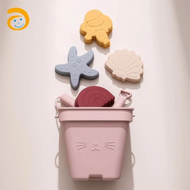Cat silicone beach play set