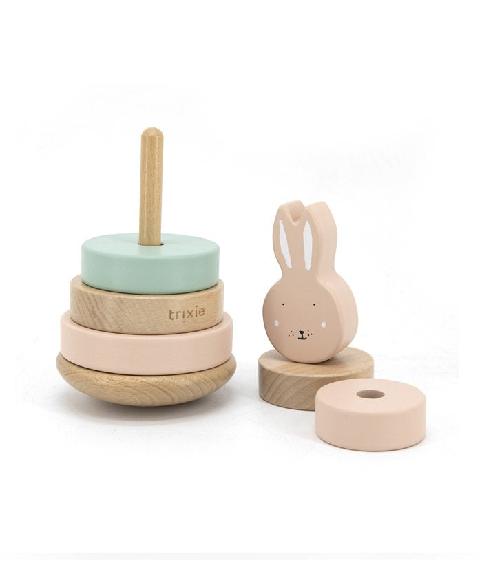 Trixie: Wooden Stacking Toy-Mrs Rabbit