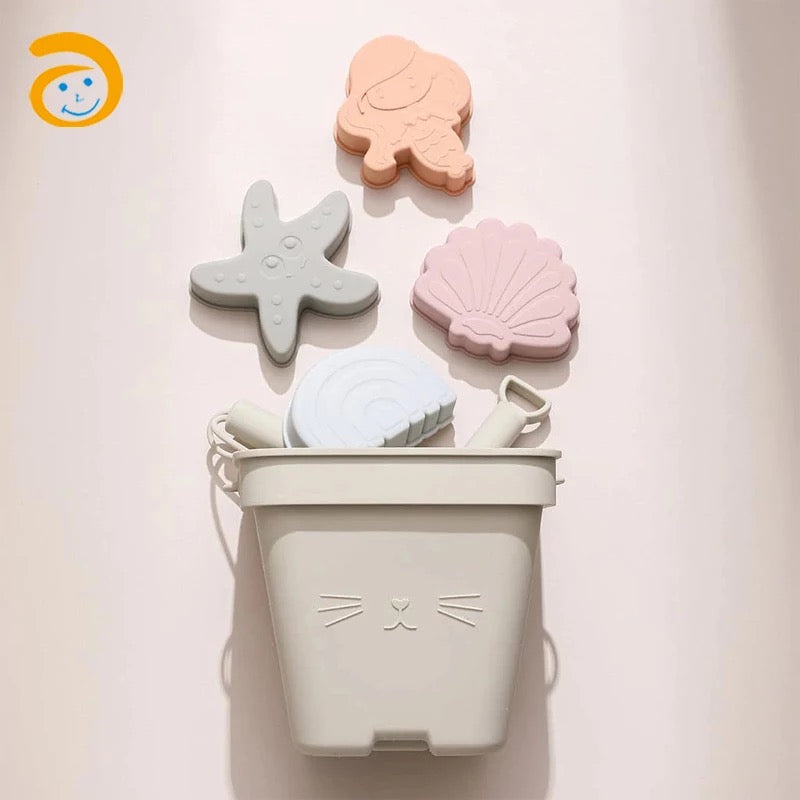 Cat silicone beach play set